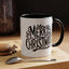 Christmas Mug - Merry Christmas Black Text Mistletoe