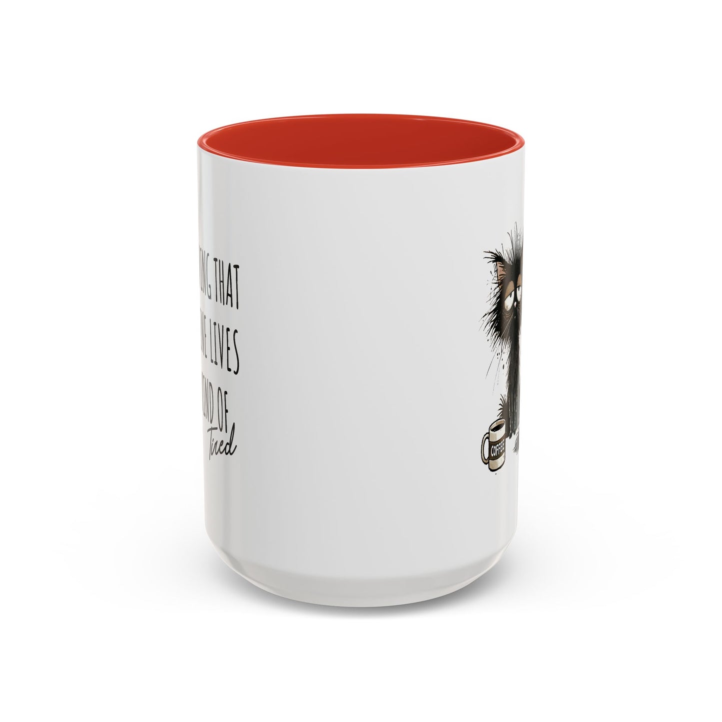 Humor Mug - Living That Nine Lives