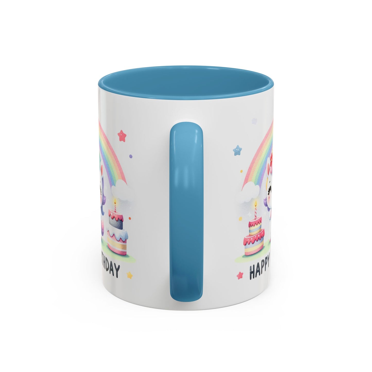 Birthday Mug -  Unicorn With Cakes