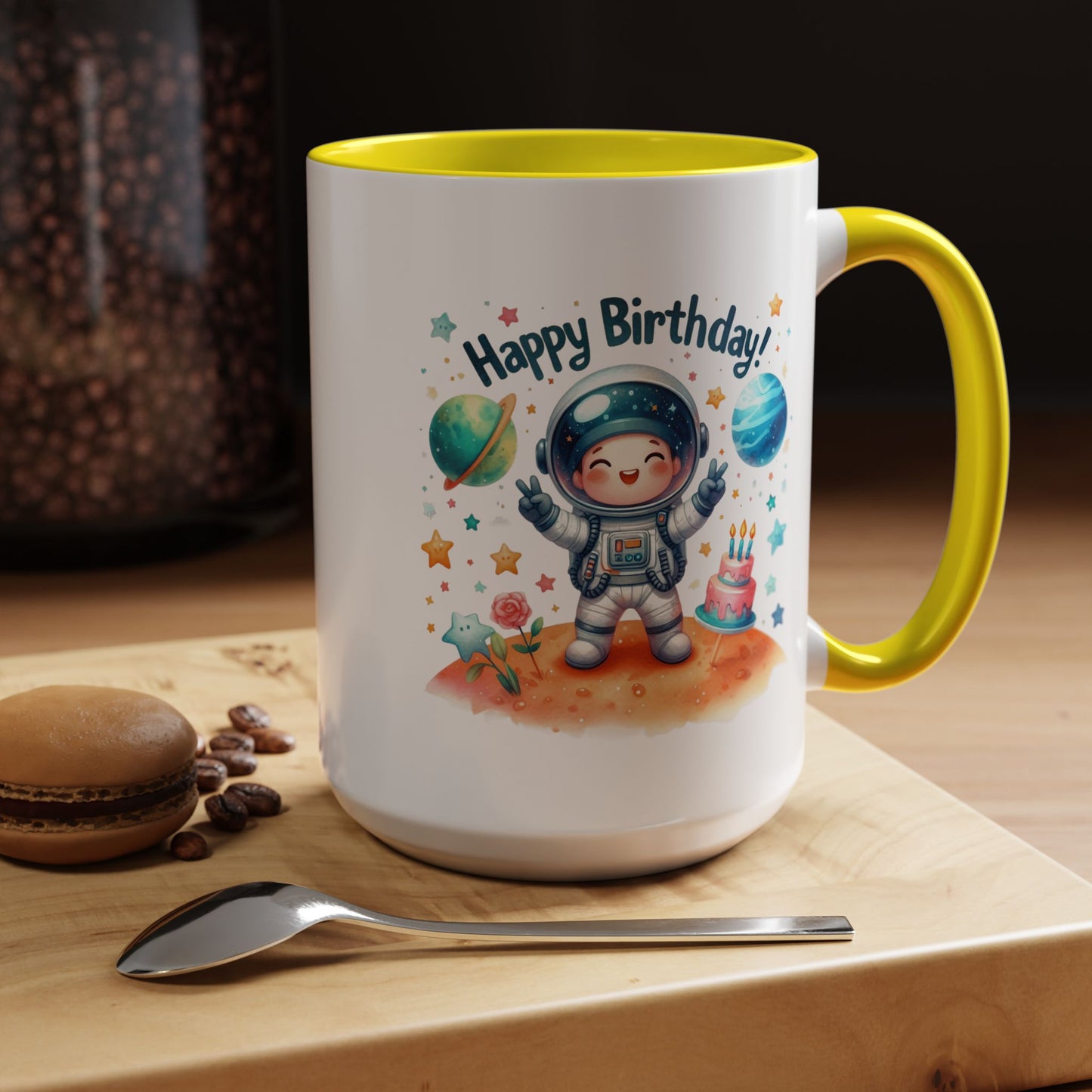 Birthday Mug - Happy Birthday Astronaut