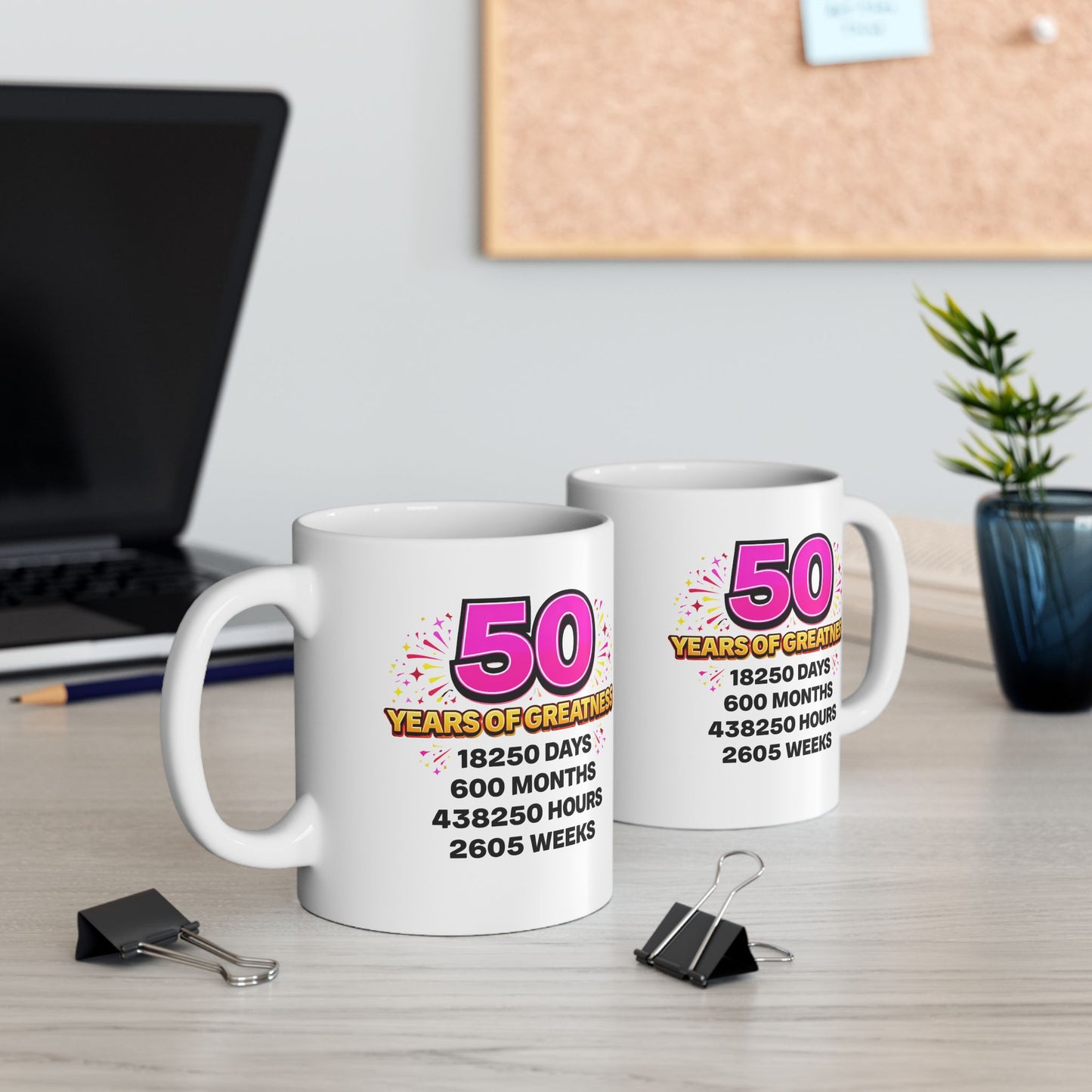 Birthday Mug - 50 Years of Greatness
