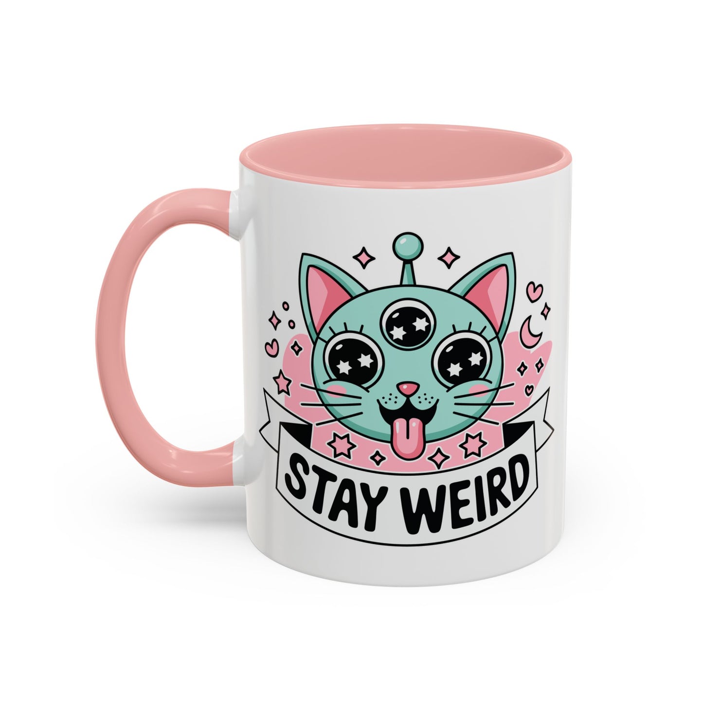 Alien Mug - Stay Weird Alien Cat