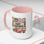 Christmas Mug - Merry Christmas Black Text Cute Animals