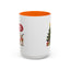 Christmas Mug - Happy Holidays Callout Santa Tree Presents Reindeer
