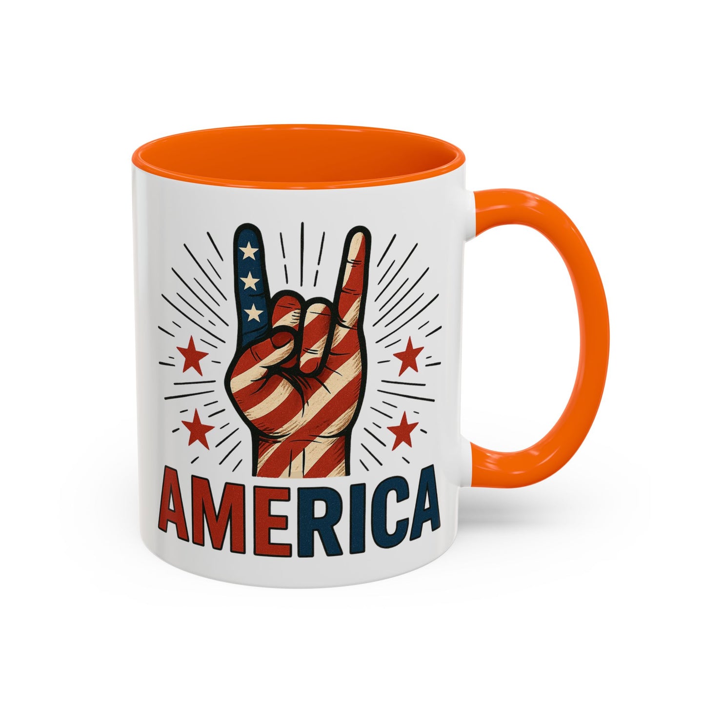 4th of July Mug - America Rock On