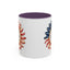 4th of July Mug - Happy Birthday America Sunflower