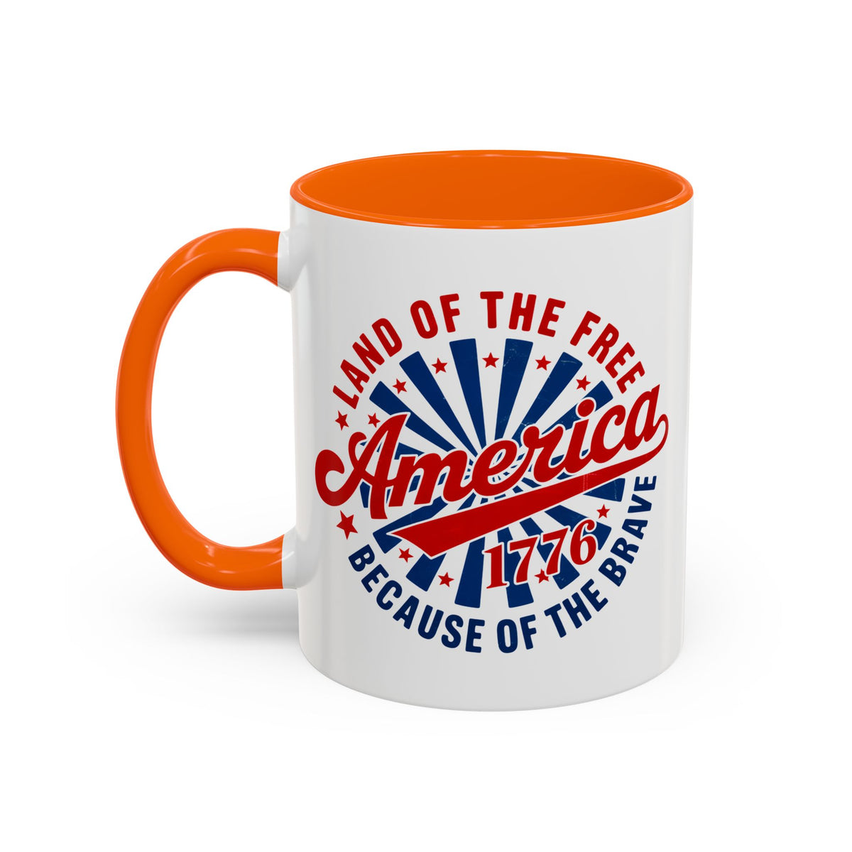 4th of July Mug - America 1776 Land of the Free