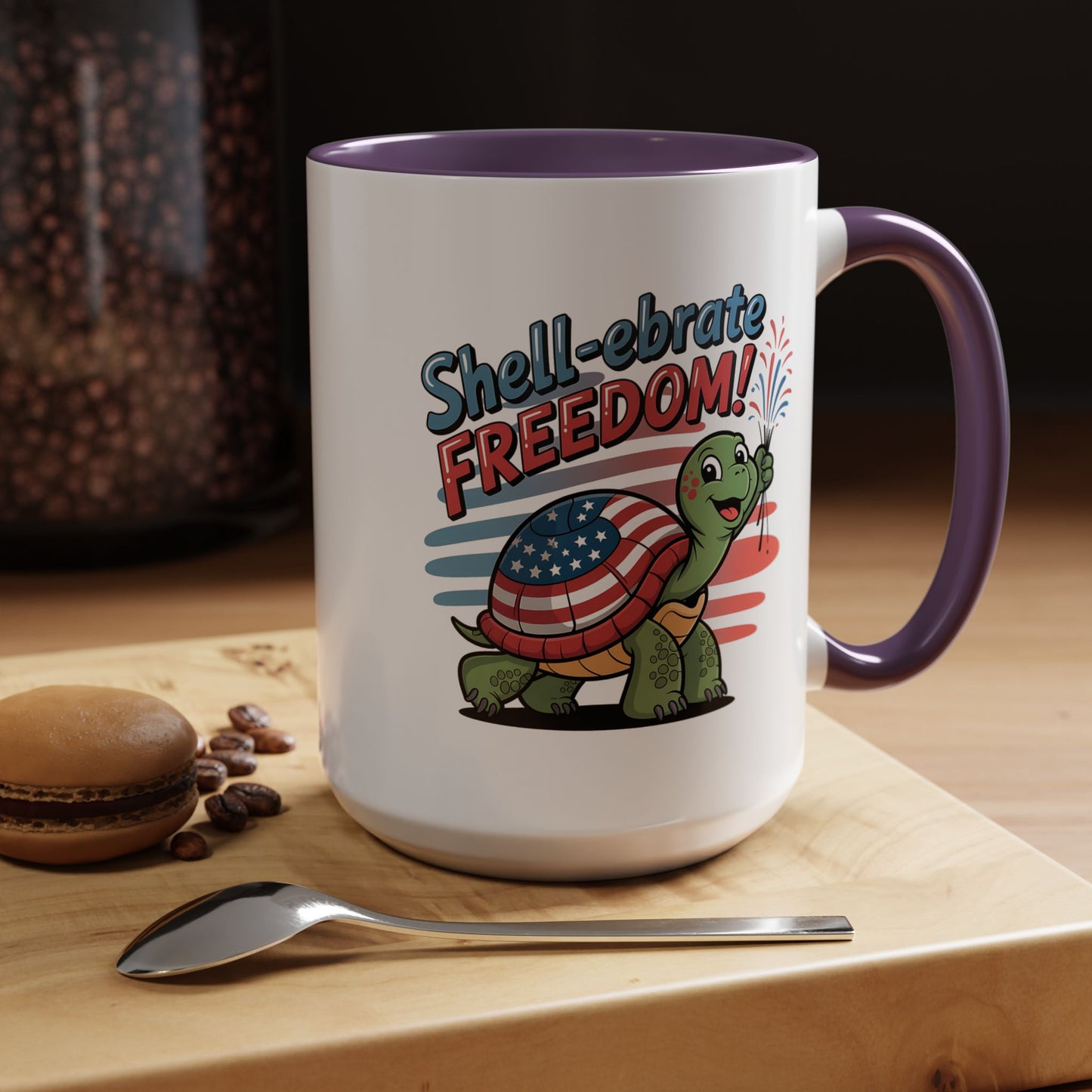 4th of July Mug - Shell-ebrate Freedom