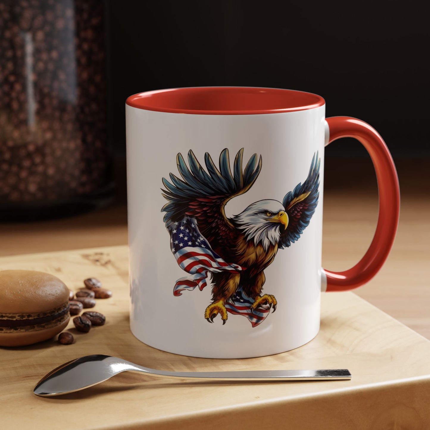 4th of July Mug - American Bald Eagle Flag 7