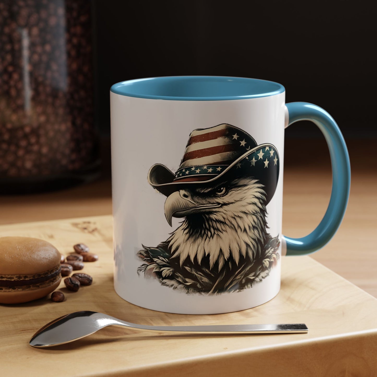 4th of July Mug - American Bald Eagle Flag 5