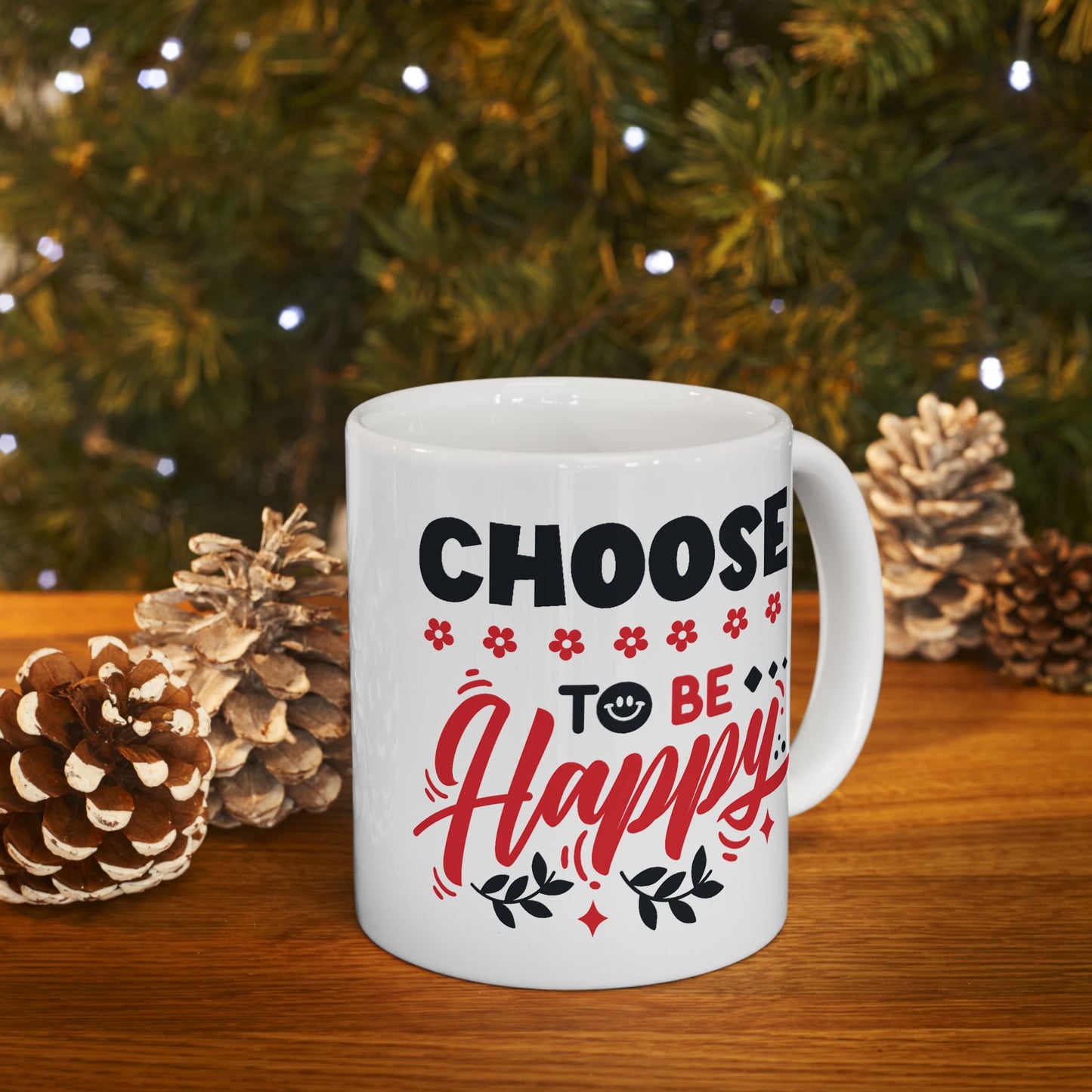 Wellness Mug - Choose To Be Happy Smiley