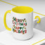 Christmas Mug - Merry Christmas Happy Holidays Decorative Text