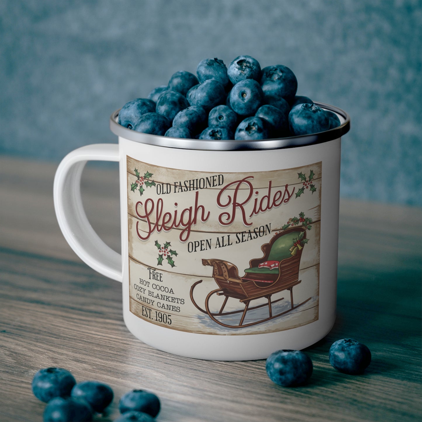 Christmas Mug - Old Fashioned Sleigh Rides