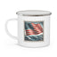 4th of July Mug - American Flag Sea Stamp