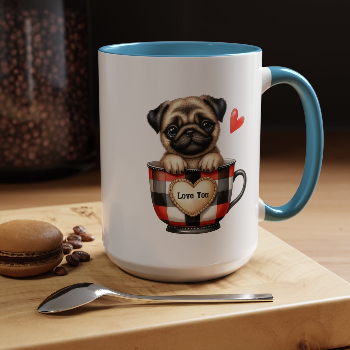 Anniversary Mug - Love You Dog Coffee Cup