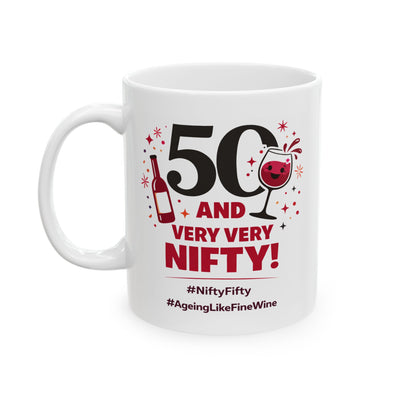 Birthday Mug - 50 and Very Very Nifty