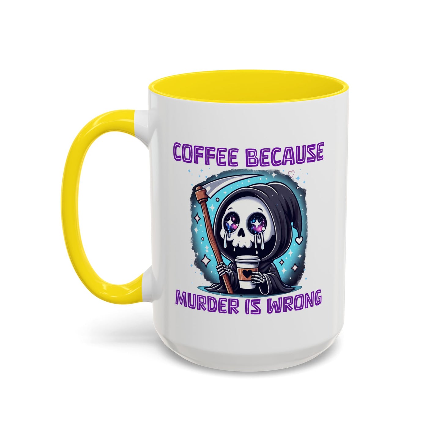 Humor Mug - Coffee Because Murder is Wrong