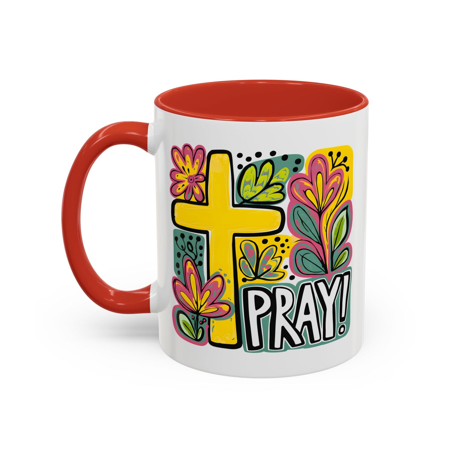 Religious Mug - Pray Cross