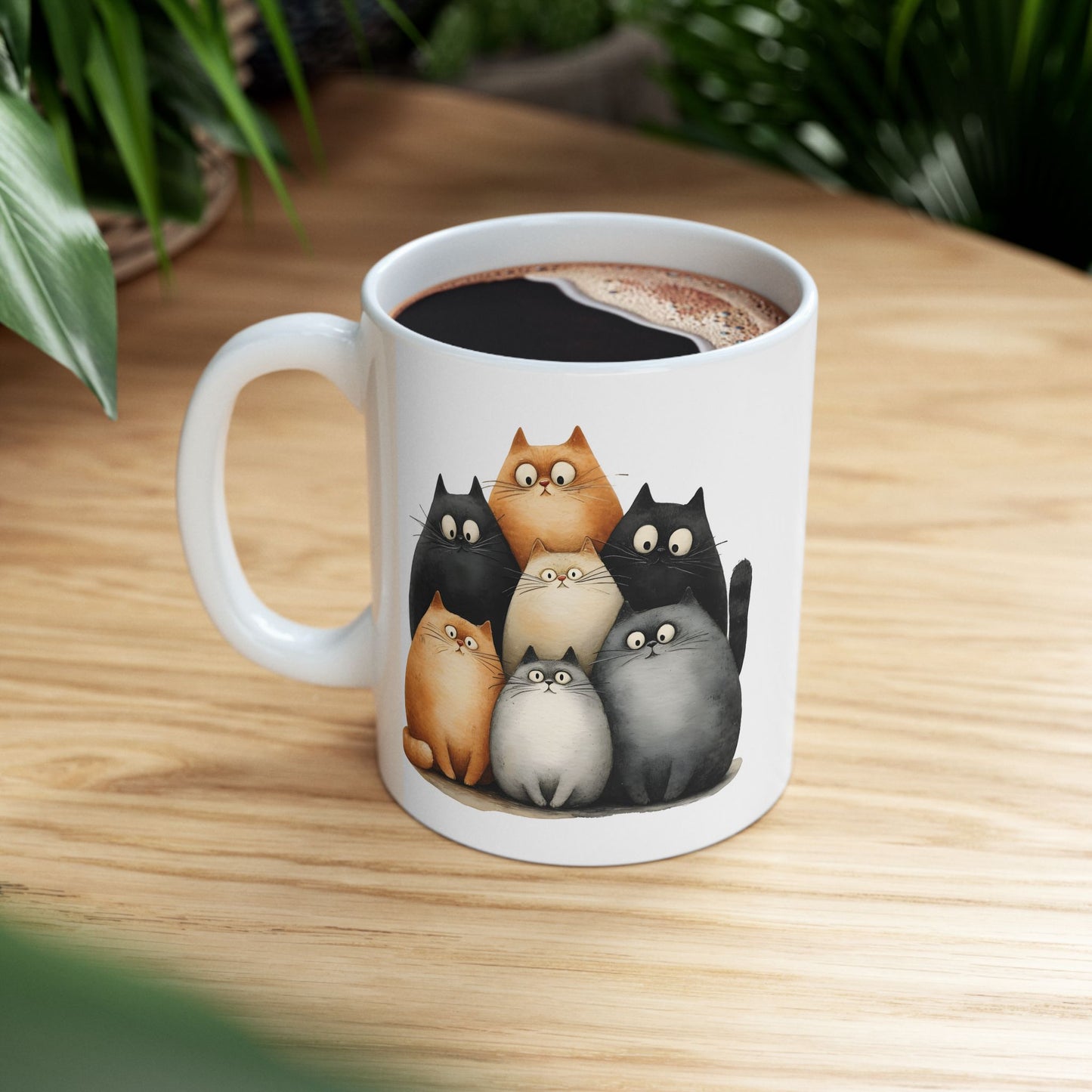 Animal Mug - Watercolor Cats