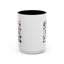 Christmas Mug - Merry Christmas Red White & Green Text Collage