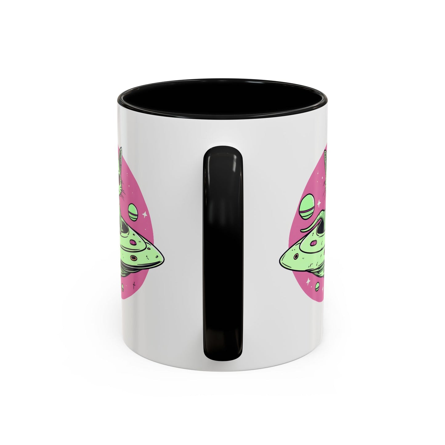 Alien Mug - Flying Saucer Cat