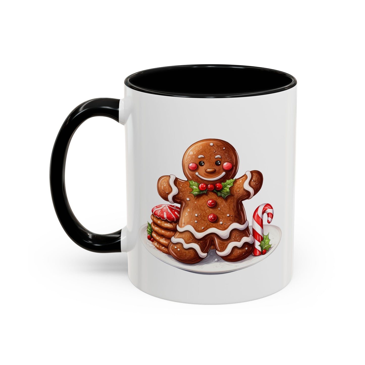 Christmas Mug - Gingerbread Man Cookies and Candy