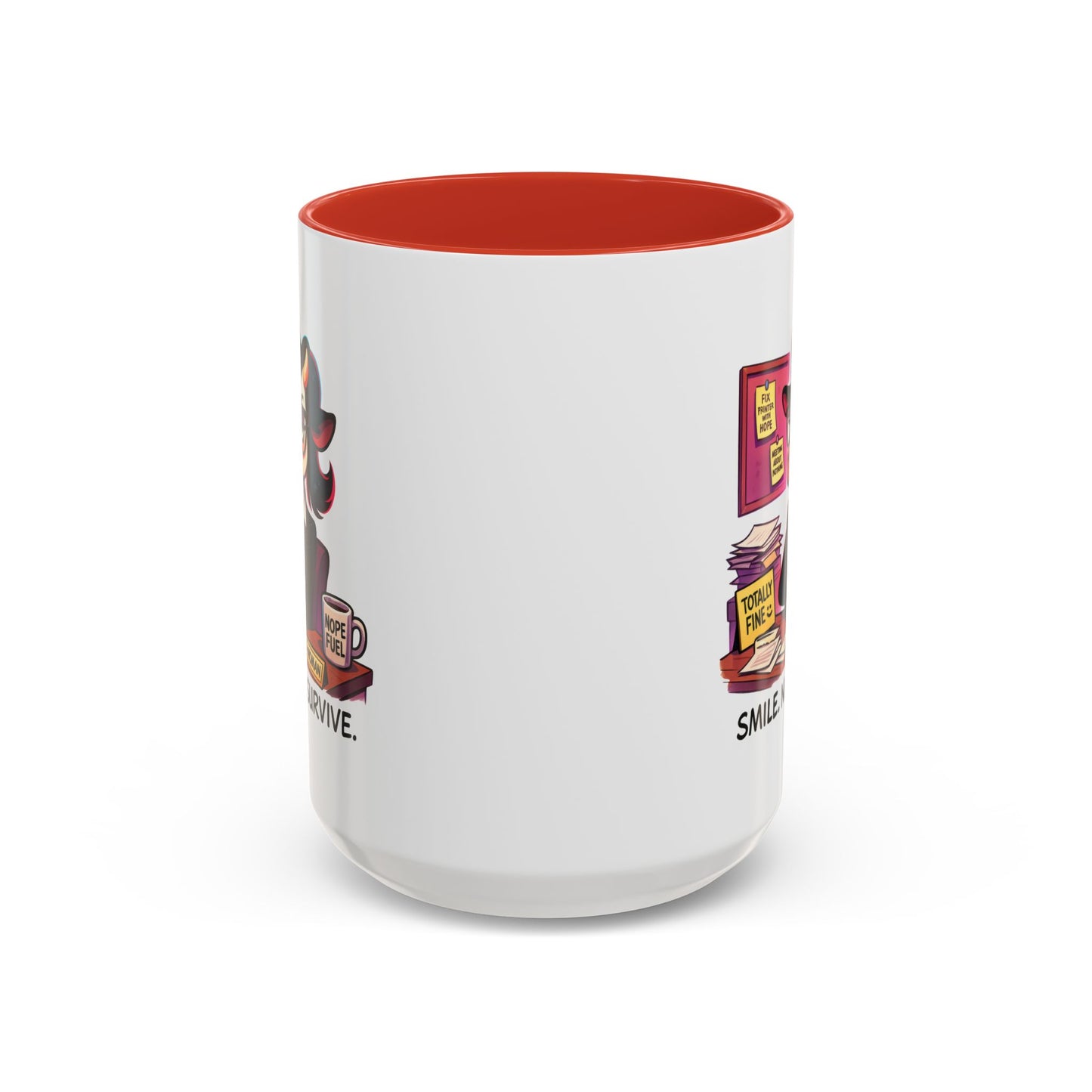 Office Mug - Smile Nod Survive