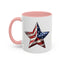 4th of July Mug - American Flag Star 3