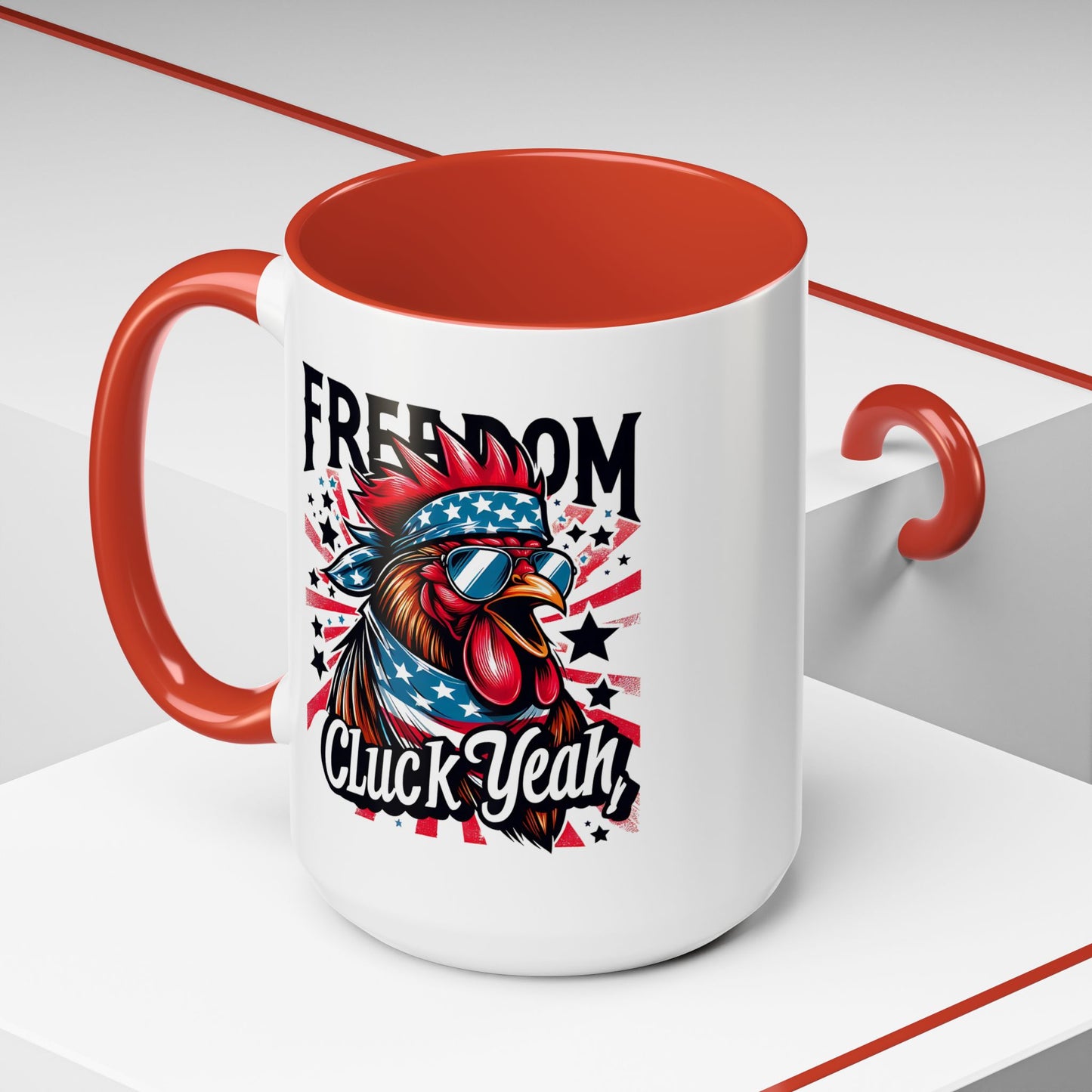 4th of July Mug - Freedom Cluck Yeah!