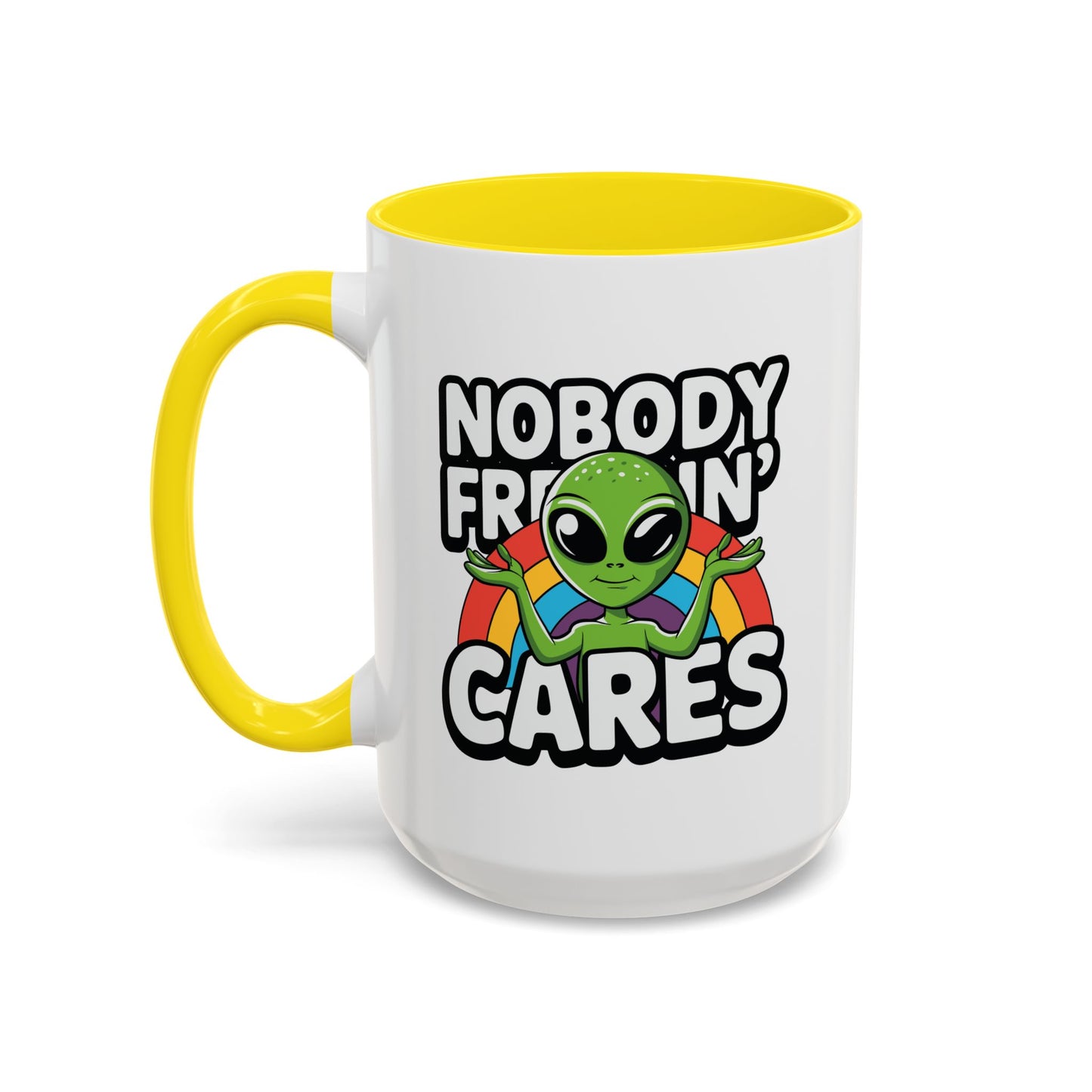 Alien Mug - Nobody Freakin Cares