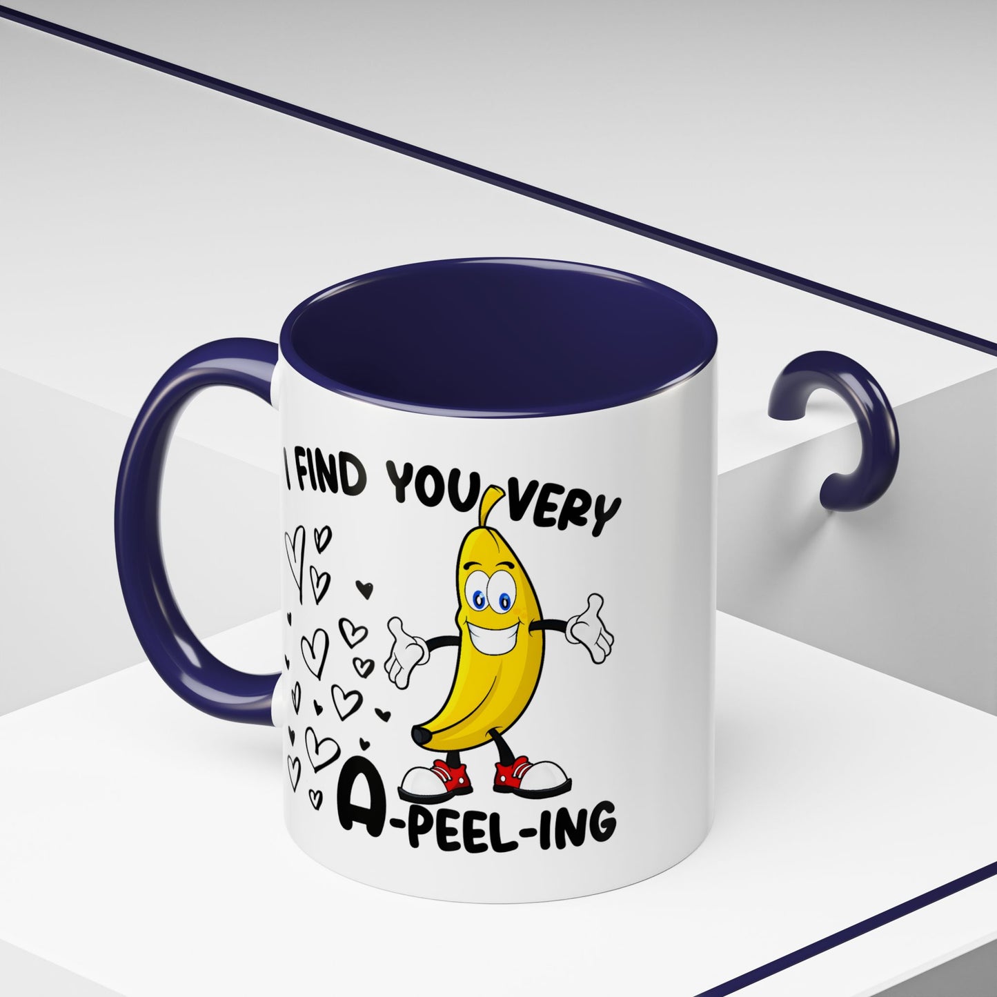 Adult Mug - I Find You Very A-Peel-Ing