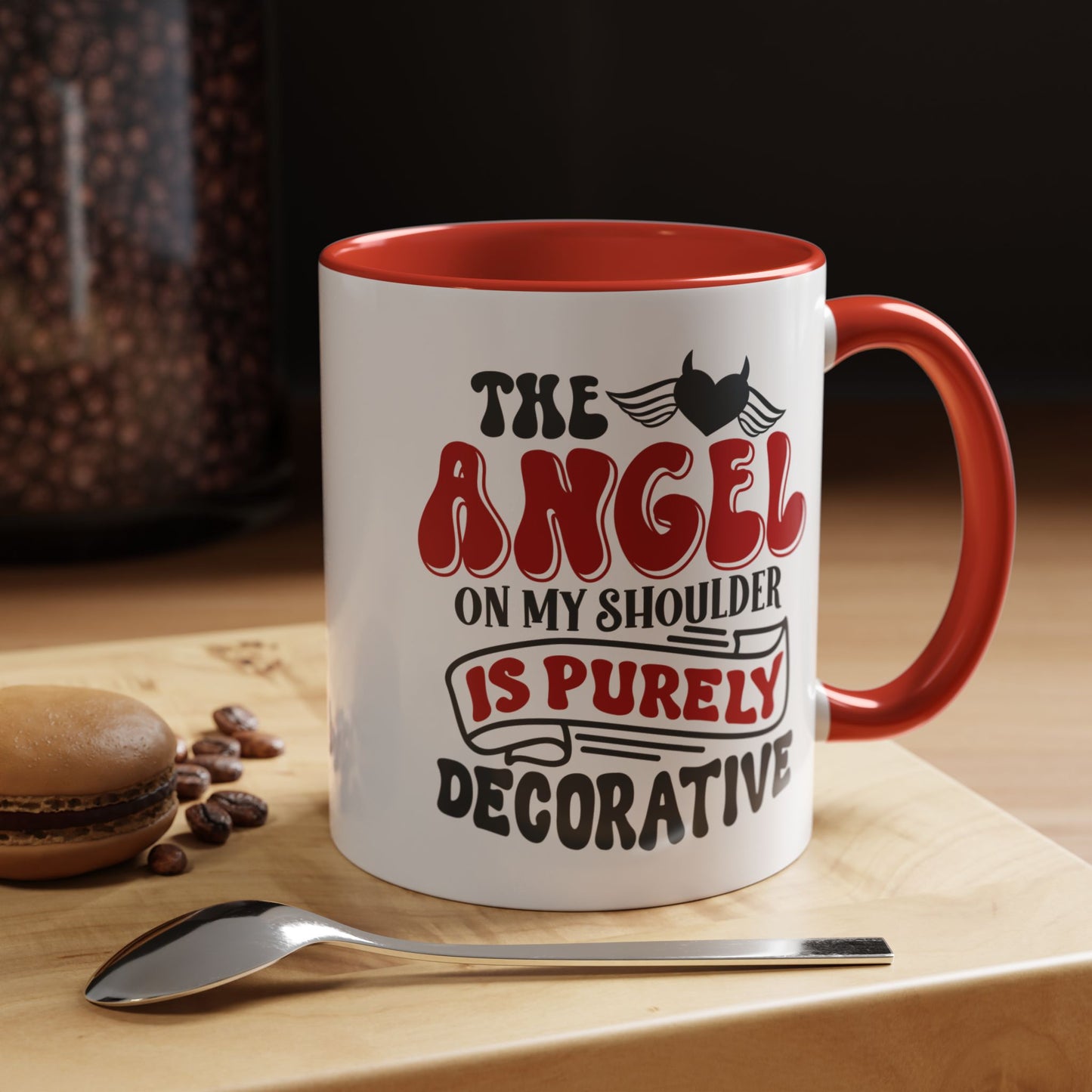Humor Mug - The Angel on my Shoulder
