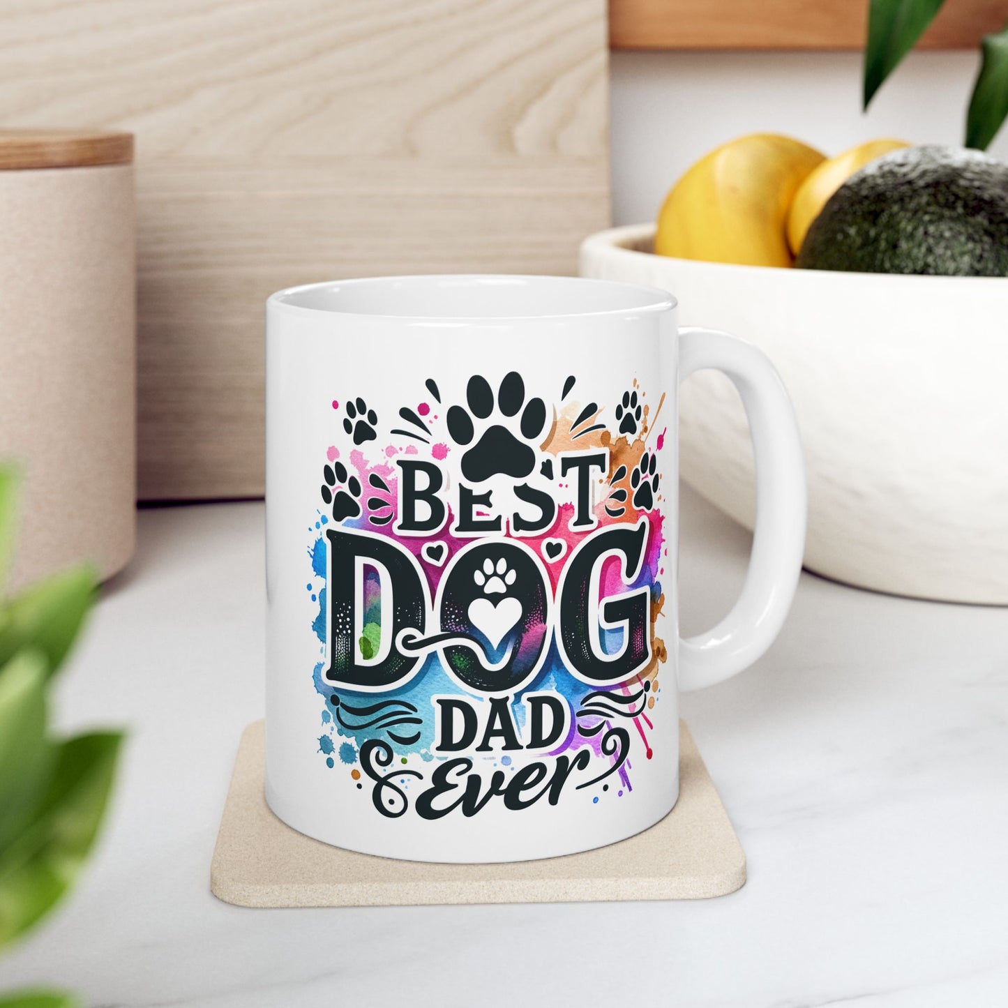Animal Mug - Best Dog Dad Ever