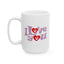 Anniversary Mug - I Love You Graphic