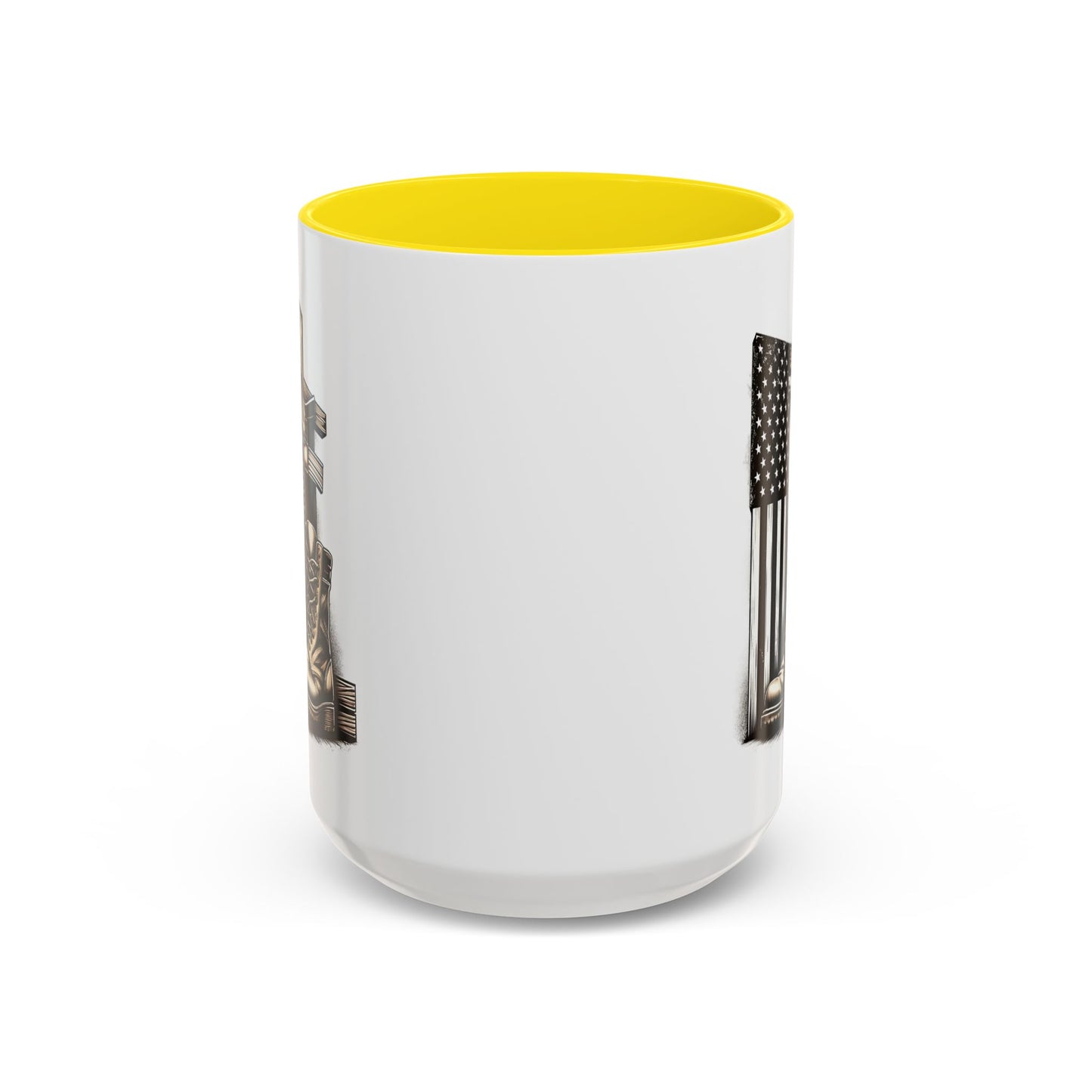 4th of July Mug - Fallen Soldier Boots Flag