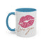 Valentine's Day Mug - Love You Lips Kiss