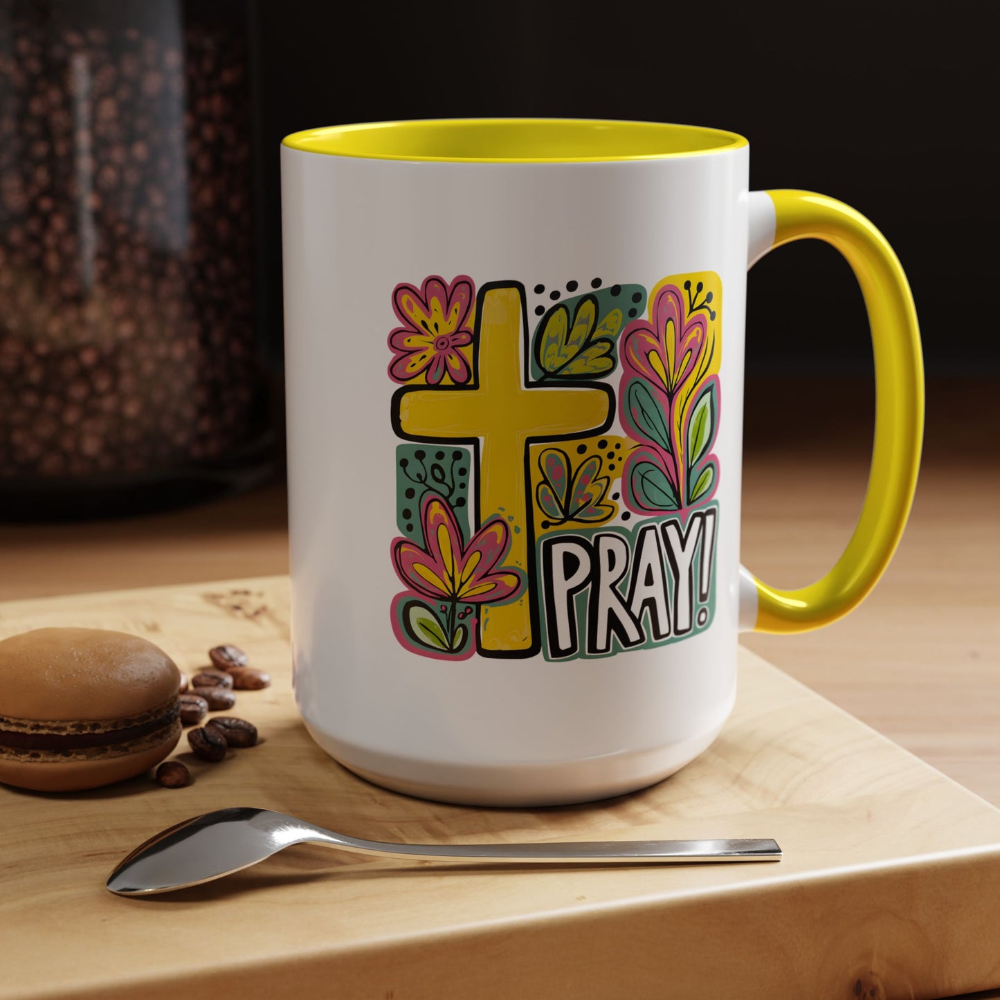 Religious Mug - Pray Cross