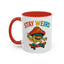Humor Mug - Stay Weird Mushroom Skateboard