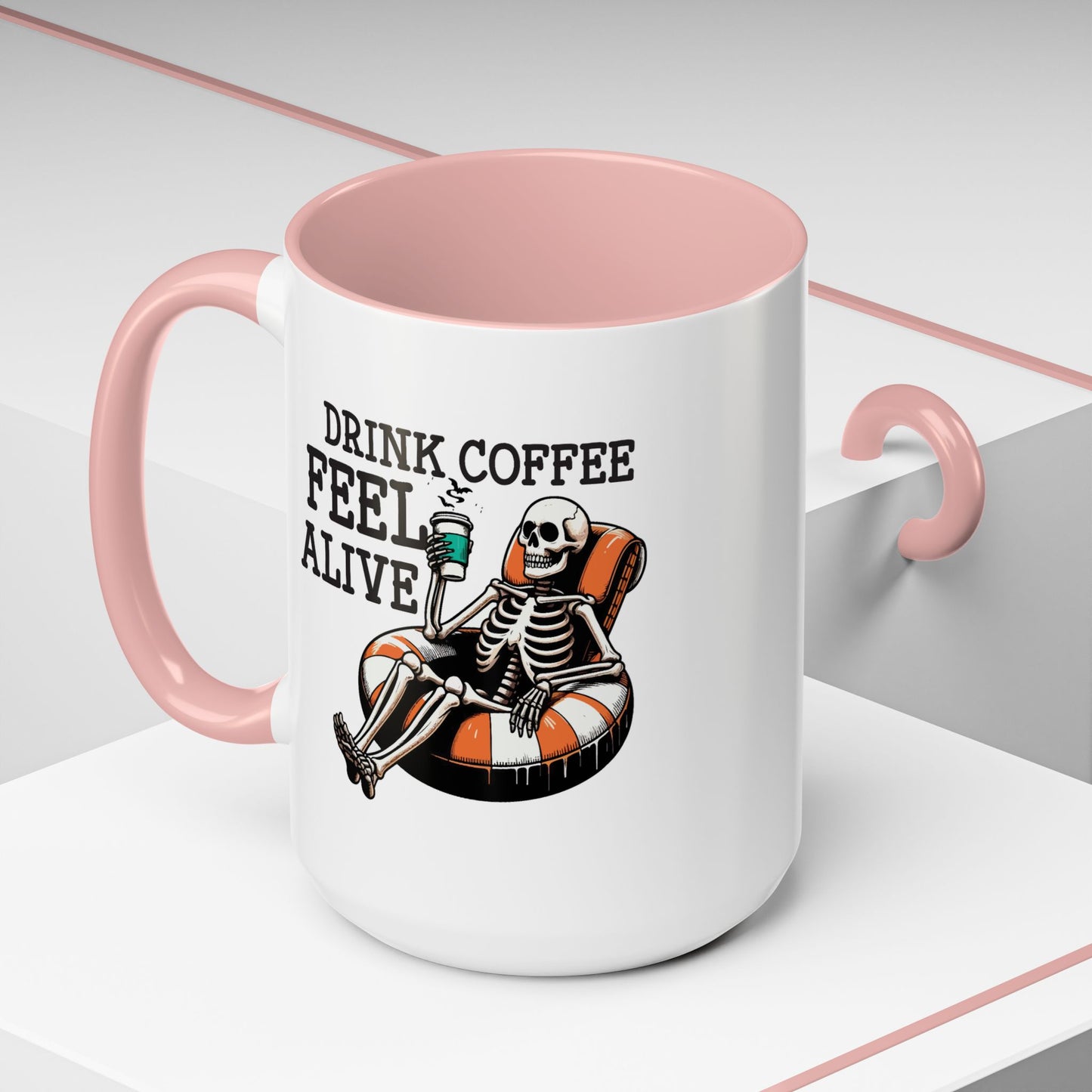 Humor Mug - Drink Coffee Feel Alive