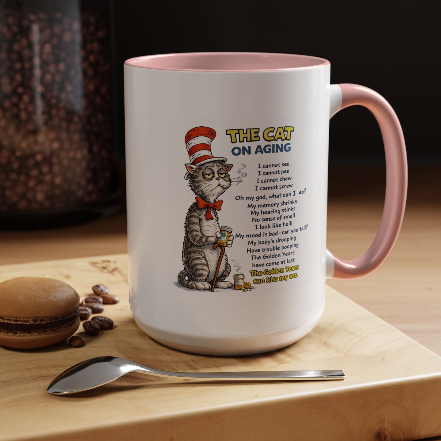 Humor Mug - The Cat Of Aging