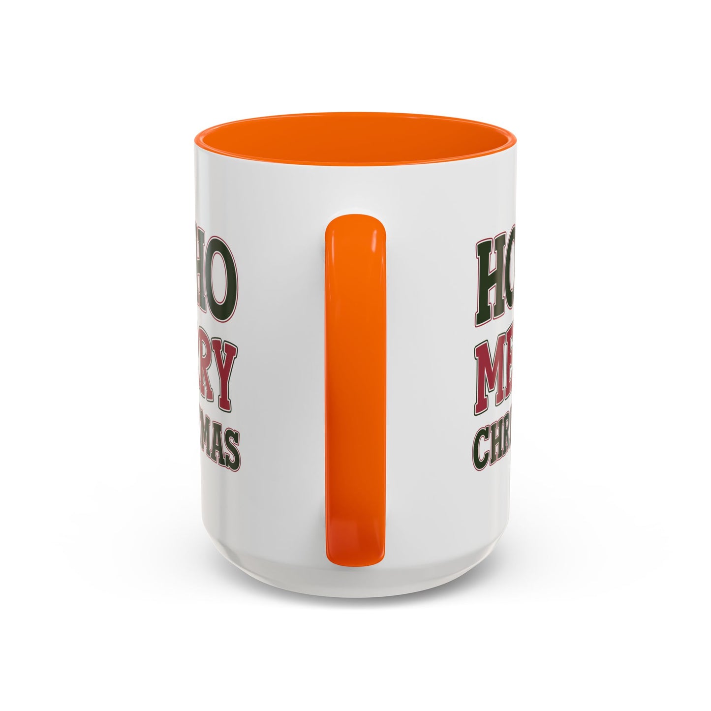 Christmas Mug - Ho Ho Ho Merry Christmas Red & Green Text 4