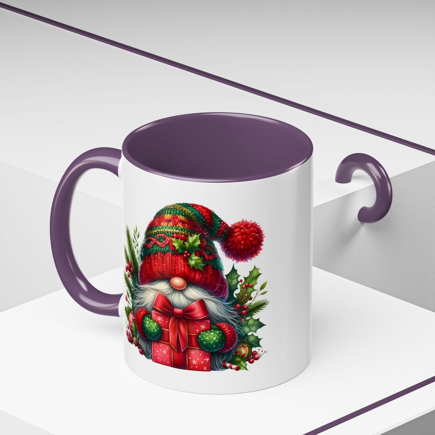 Christmas Mug - Gnome with Wrapped Present