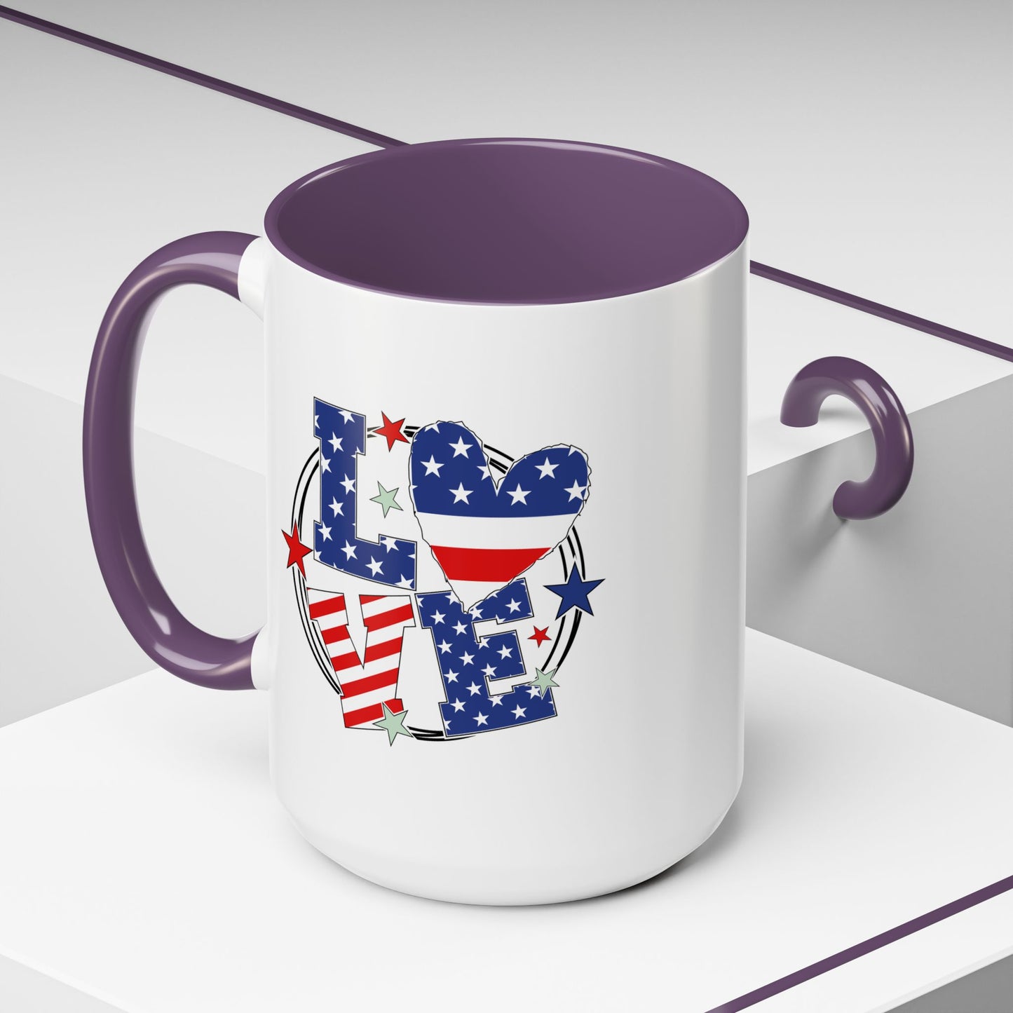 4th of July Mug - Love 4th of July