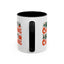 Christmas Mug - Green & Red Text Tree Presents