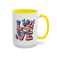 4th of July Mug - Animal Love USA Flag