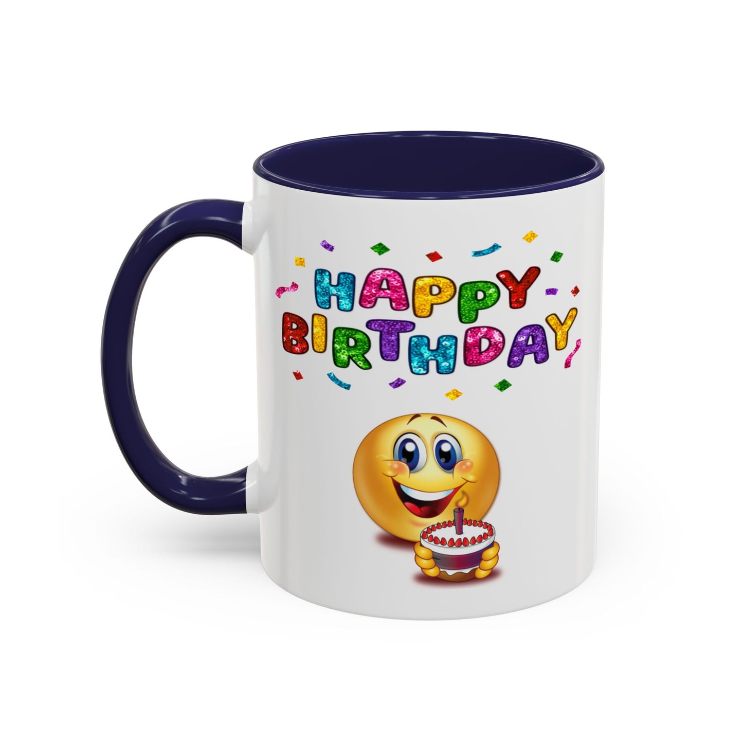 Birthday Mug - Happy Birthday Emoji