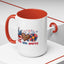 4th of July Mug - Peace Love America