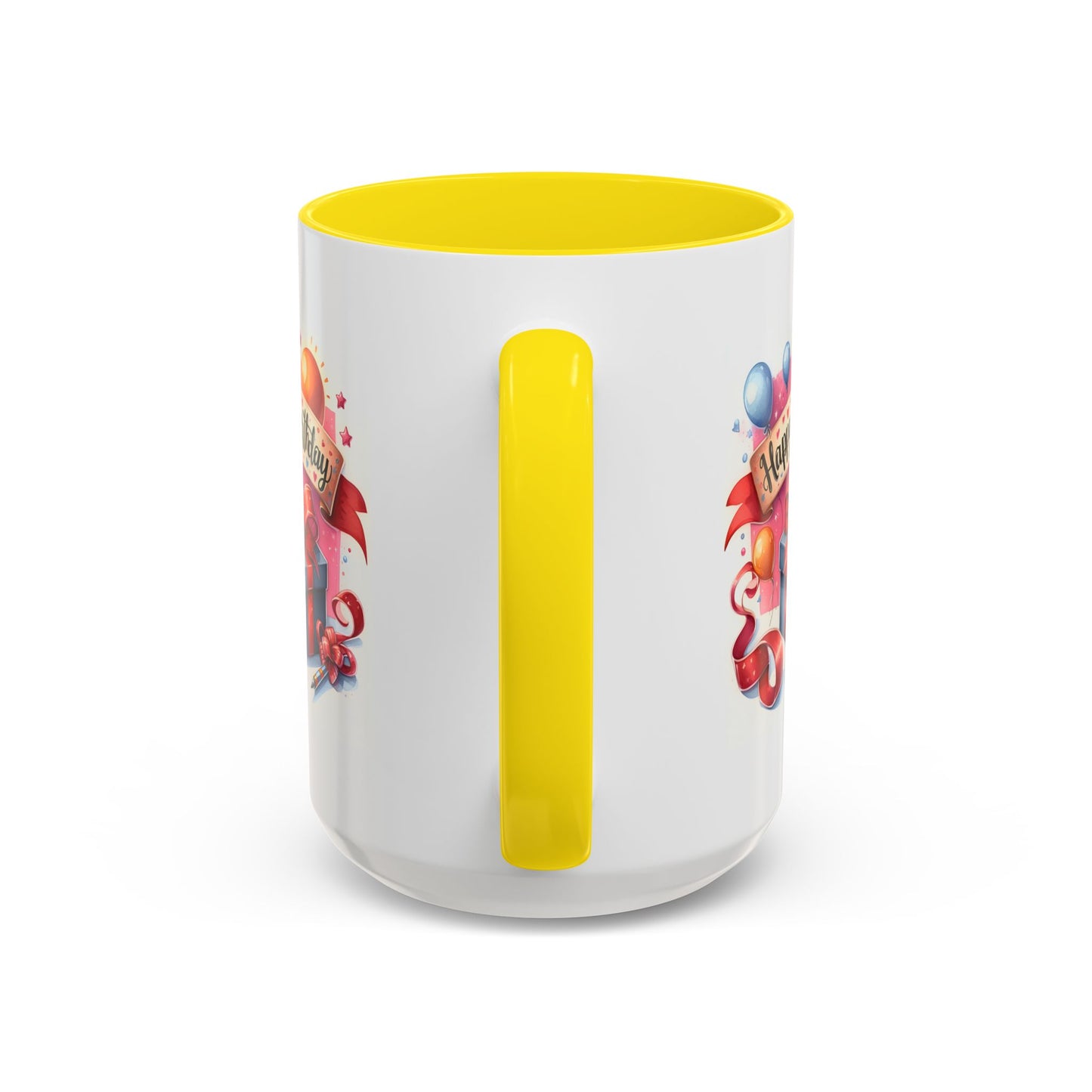 Birthday Mug - Present Pen Balloons
