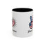 4th of July Mug - Peace Love America