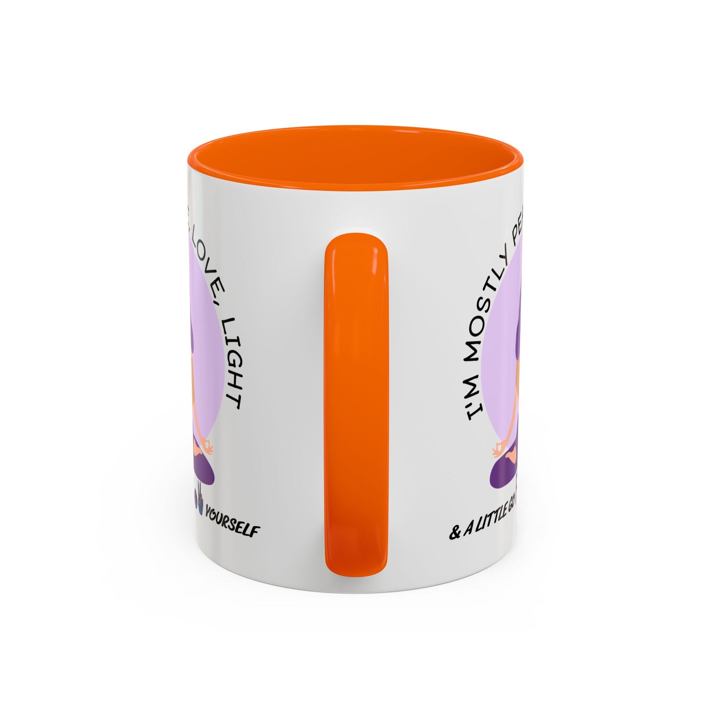 Adult Mug - I'm Mostly Peace, Love, Light